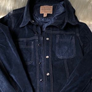 Sueded Leather Top